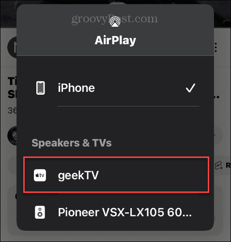 Schimbați numele Apple TV-ului dvs