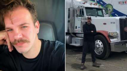 Poza de tineret a lui Tolga Karel, care este șofer de camion în America, se află pe ordinea de zi