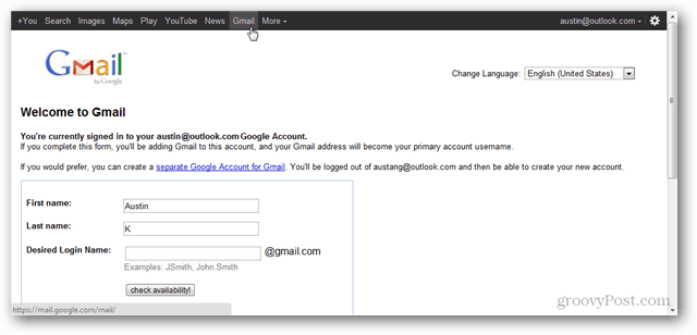 Cum să creezi un cont Google fără să folosești Gmail
