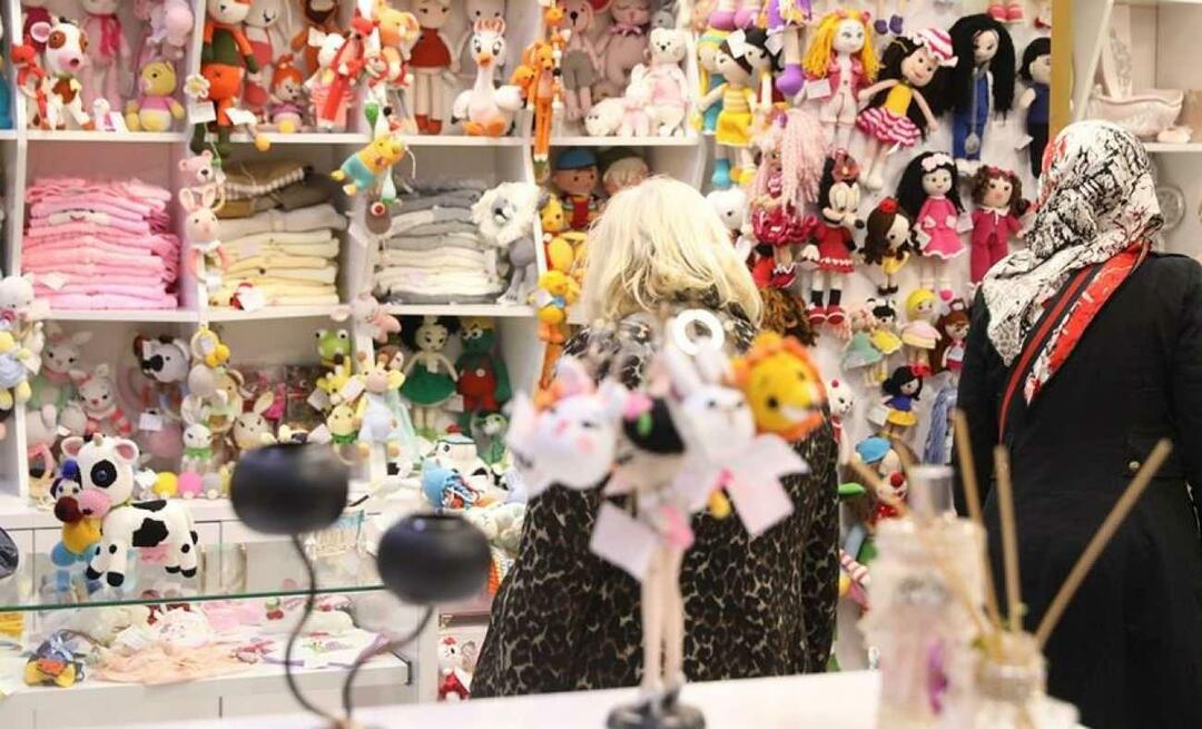 Birourile de vânzări artizanale din Gaziosmanpaşa au devenit o sursă de venit pentru femei!