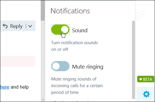 Cum dezactivați notificările de sunet Skype bazate pe web