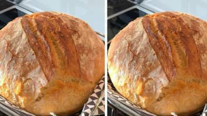 Cum se face pâine crocantă de sat? Cea mai sănătoasă rețetă de pâine de sat