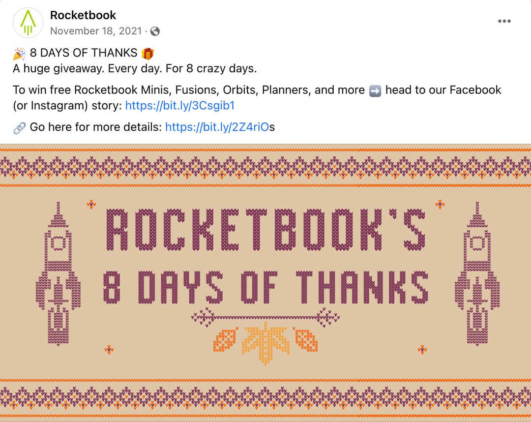 cum-să-creezi-momentum-cu-un-cadou-de-mai multe-zile-rețele-sociale-cadouri-de-vacanță-sezoniere-și-concursuri-rocketbook-example-2