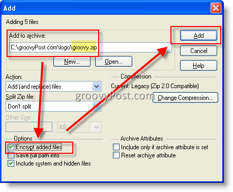 Criptați fișierele folosind WinZip AES