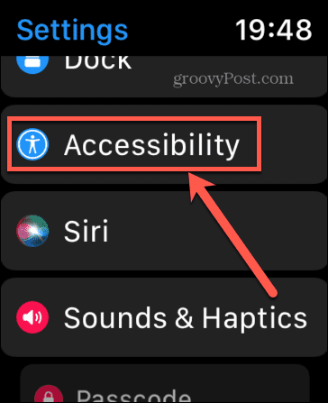 accesibilitatea Apple Watch