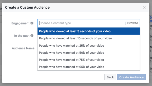 Vizați oamenii în funcție de cât de mult au vizionat videoclipul dvs.