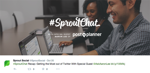 tweet sproutchat