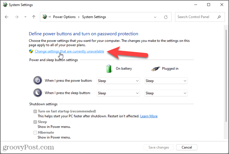 Modificați setările care nu sunt disponibile în prezent în Windows 11