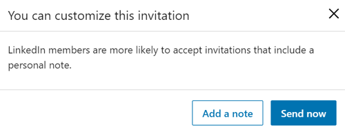 Personalizați mesajele LinkedIn, pasul 3.