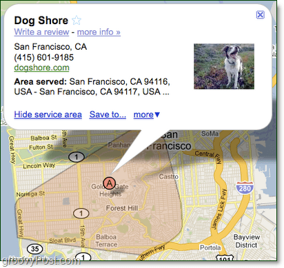 desenează-ți zona de servicii Google Maps pentru afacerea ta