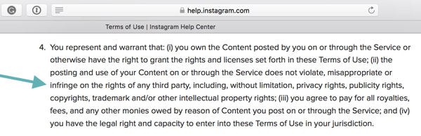 Termenii și condițiile de utilizare ale Instagram indică faptul că utilizatorii trebuie să respecte Regulile comunității.