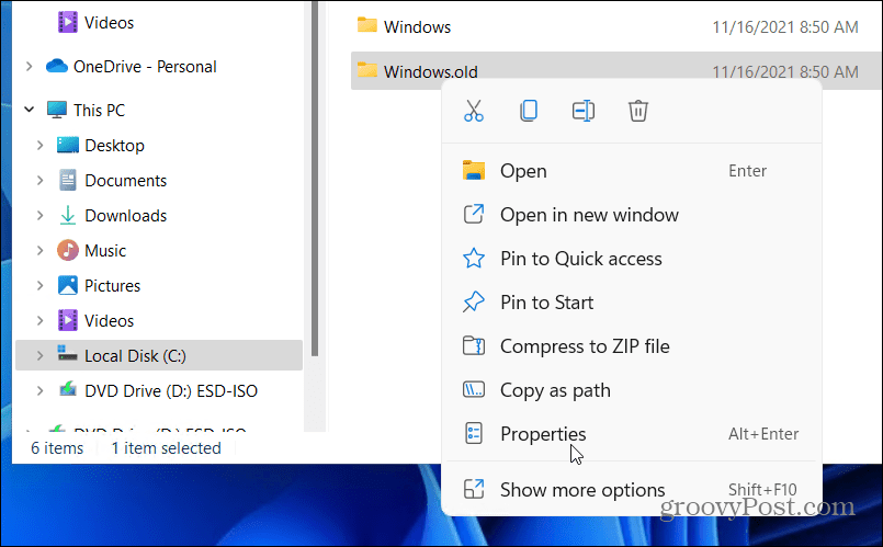  Proprietăți vechi ale folderului Windows