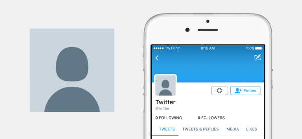 Twitter a dezvăluit o nouă fotografie implicită de profil pentru conturile noi.