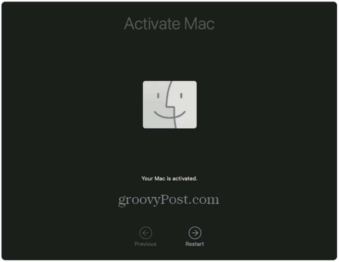 Curățați Instalați macOS Monterey activați Mac