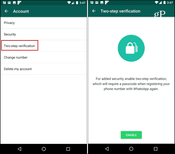 Cum să vă securizați contul WhatsApp cu verificarea în doi pași