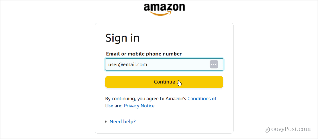 Configurați cheile de acces pe contul dvs. Amazon