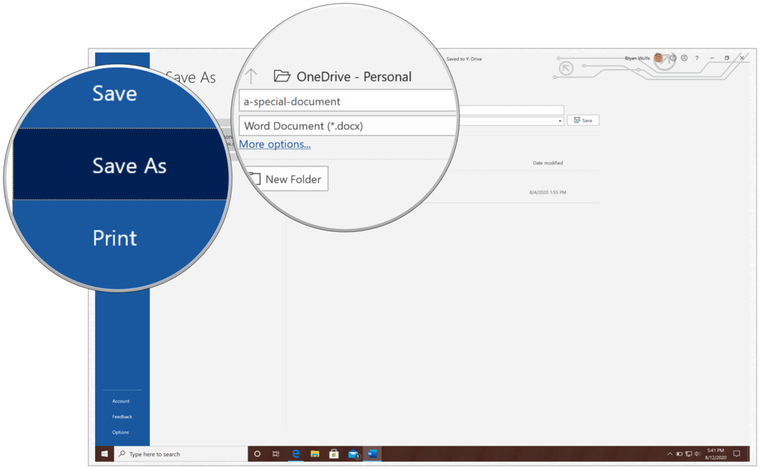 Cum să partajați documentul Microsoft Word folosind OneDrive