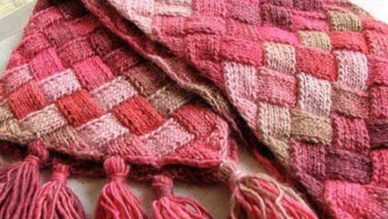 Cel mai simplu stil de tricotat: tricotat practic cu pastile diagonale