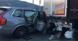 Vehiculul său a intrat în coliziune cu un camion: Tan Tașçı a avut un accident de circulație