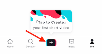Atingeți pentru a crea primul dvs. popup scurt video pe TikTok