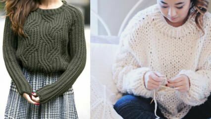 Cum să tricotăm o țesătură de muscă? 2020 modele de tricotat de iarnă