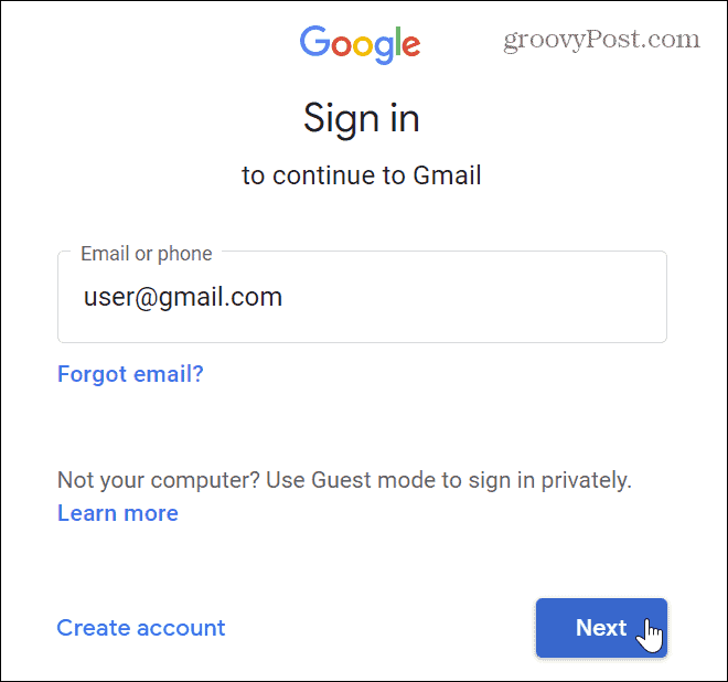 Adăugați Gmail în bara de activități Windows 11