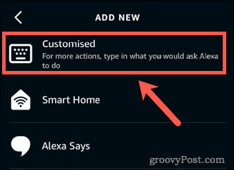 Alexa personalizat