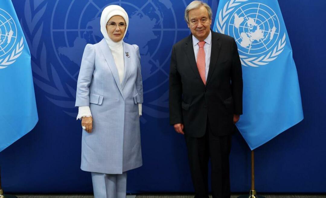 Invitație pentru Emine Erdogan de la ONU! Anunțând în lume Proiectul Zero Waste