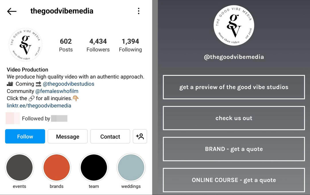 instagram-bio-thegoodvibemedia-media-companie-divertisment-exemplu