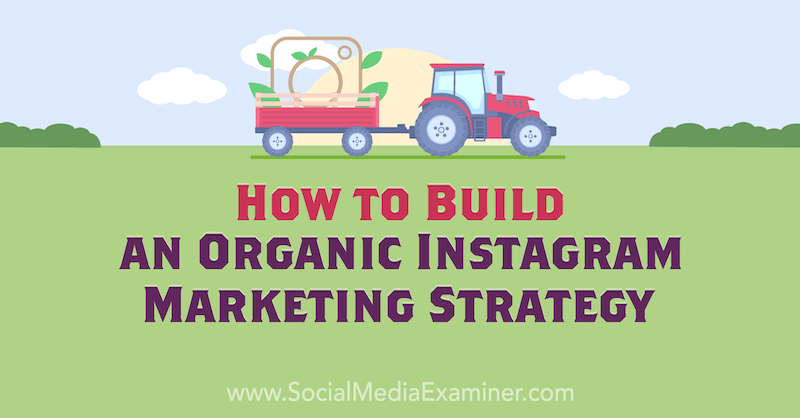 Cum să construiești o strategie de marketing organic Instagram de Corinna Keefe pe Social Media Examiner.