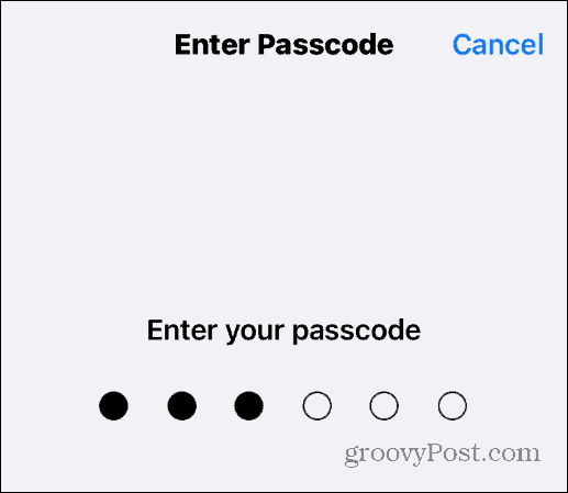 Schimbați codul de acces pe iPhone