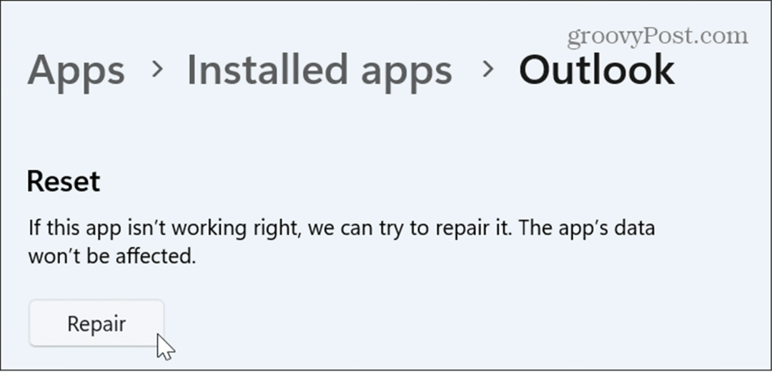 Cum să reparați sau să resetați aplicațiile Windows 11