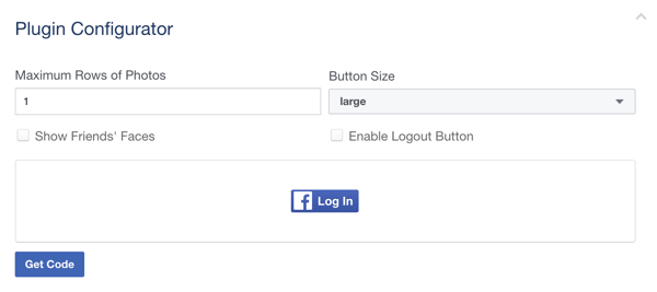 Personalizați butonul de autentificare Facebook.