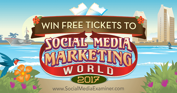 Câștigă bilete gratuite la Social Media Marketing World 2017 de Phil Mershon pe Social Media Examiner.