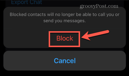 blocare confirmare whatsapp
