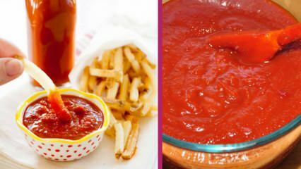 Cum să faci cea mai ușoară ketchup? Trucuri pentru a face ketchup! Ketchup fabricare