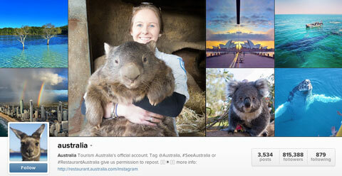 turism australia instagram