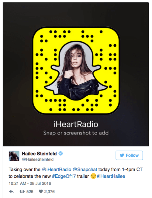 preluarea iheartradio Snapchat