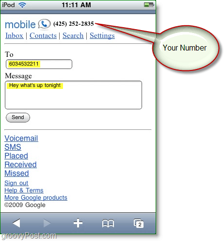 Cum să trimiteți texte gratuite din browserul dvs. mobil cu Google Voice