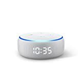 Cu totul nou Echo Dot (gen 3) - Difuzor inteligent cu ceas și Alexa - Gresie