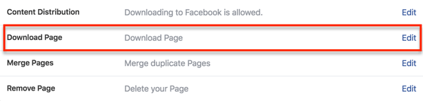 Găsiți opțiunea de a descărca datele paginii dvs. în setările Facebook.