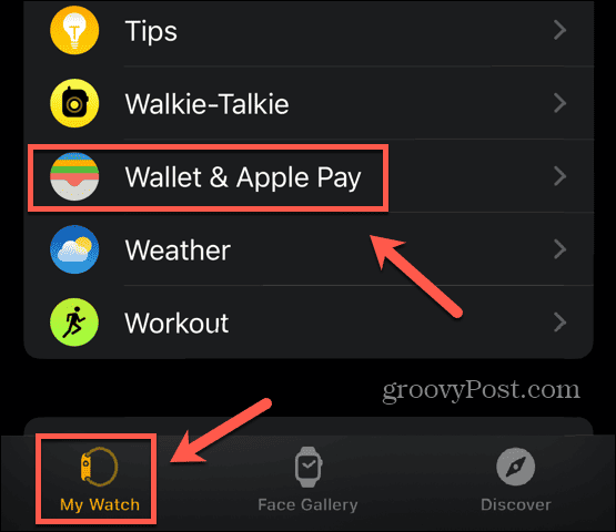 setări pentru portofelul Apple Pay și Apple Pay