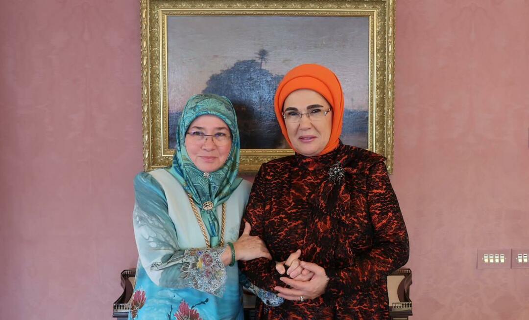 Prima Doamnă Erdogan sa întâlnit cu Regina Malaeziei!