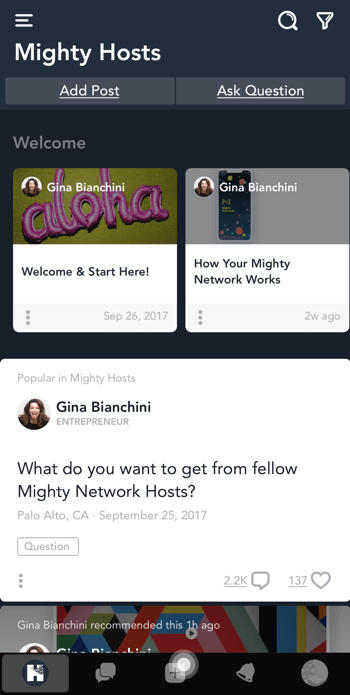 Construirea unei comunități într-o lume în schimbare a rețelelor sociale cu prezentări de la Gina Bianchini pe podcastul de socializare marketing.