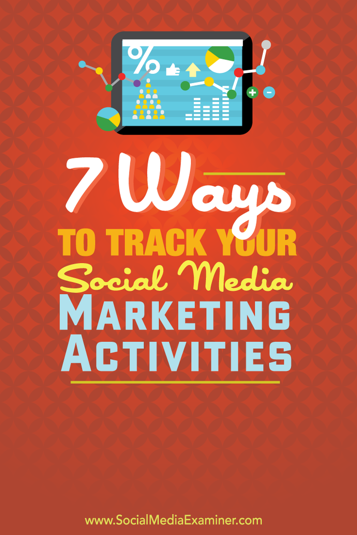 7 moduri de a-ți urmări activitățile de marketing pe rețelele sociale: examinator de rețele sociale