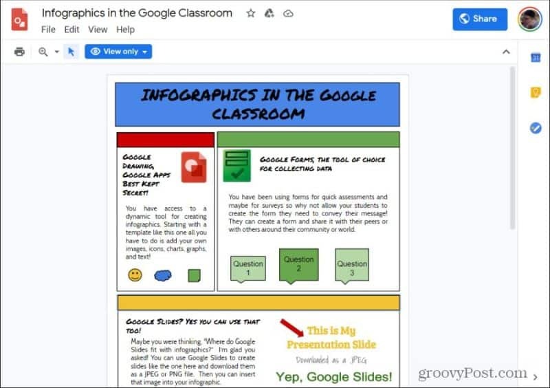 infografie desene Google