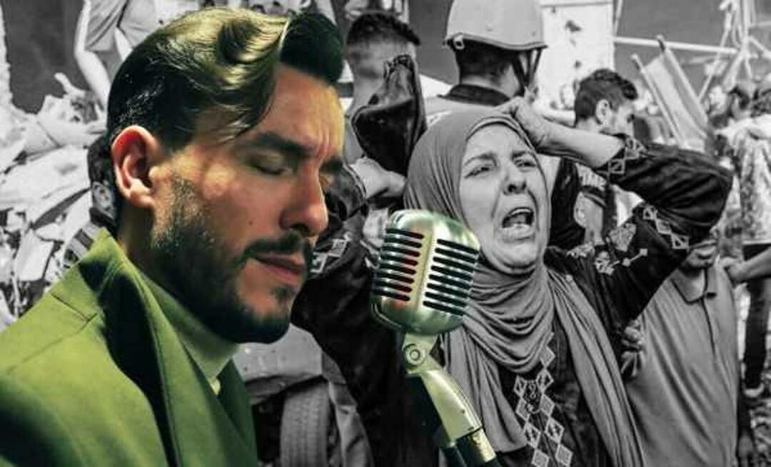 Acțiunea lui Cem Adrian, care și-a cântat balada pentru poporul palestinian, a primit mari aplauze!