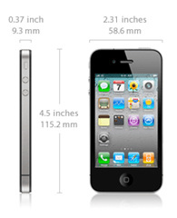 Detalii despre dimensiunea iPhone 4