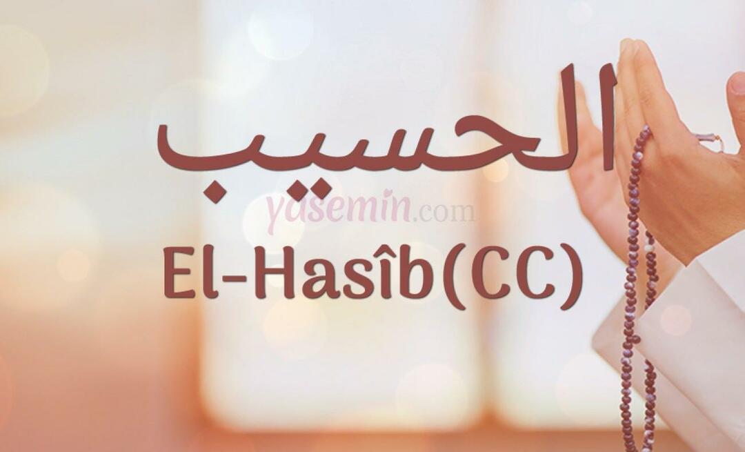Ce înseamnă al-Hasib (c.c)? Care sunt virtuțile numelui Al-Hasib? Esmaul Husna Al-Hasib...