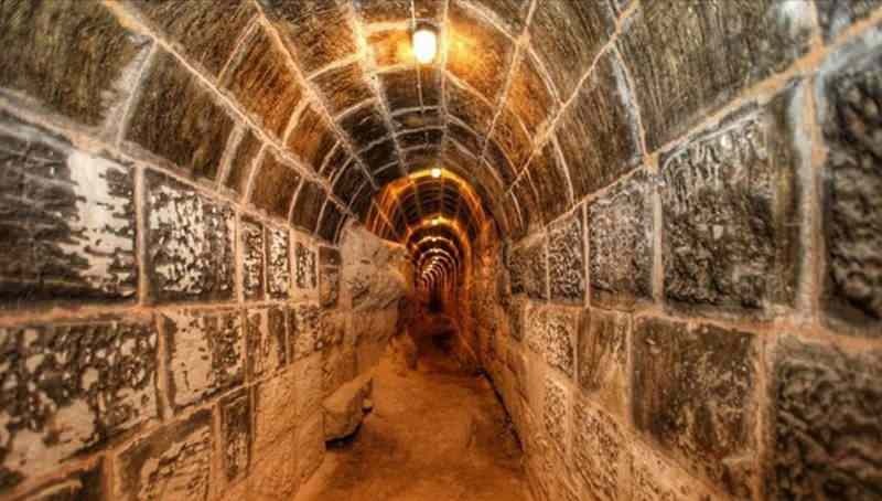 Tunelurile și zona apei au fost descoperite în castelul istoric Gaziantep!